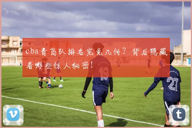 cba青岛队排名究竟几何？背后隐藏着哪些惊人秘密！